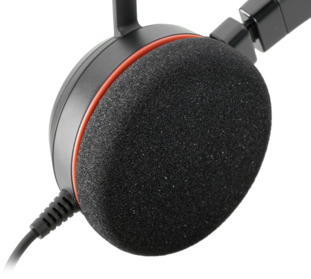 Наушники с микрофоном Jabra Evolve 20 MS Stereo черный 1.2м накладные USB оголовье (4999-823-109)