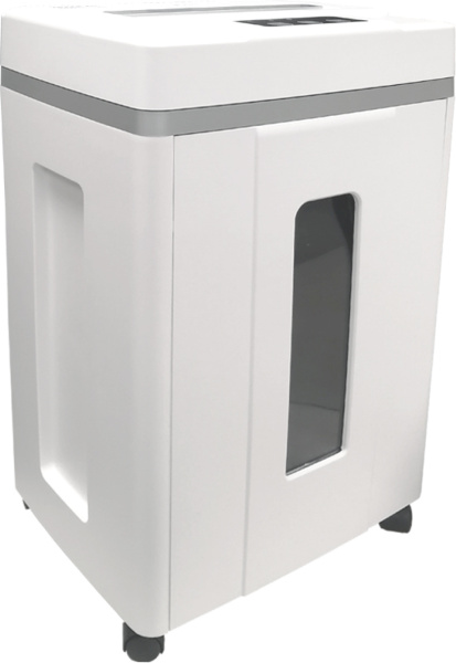 Шредер Office Kit S200TSCD 0,8x1 белый (секр.P-7) фрагменты 6лист. 25лтр. скобы пл.карты CD