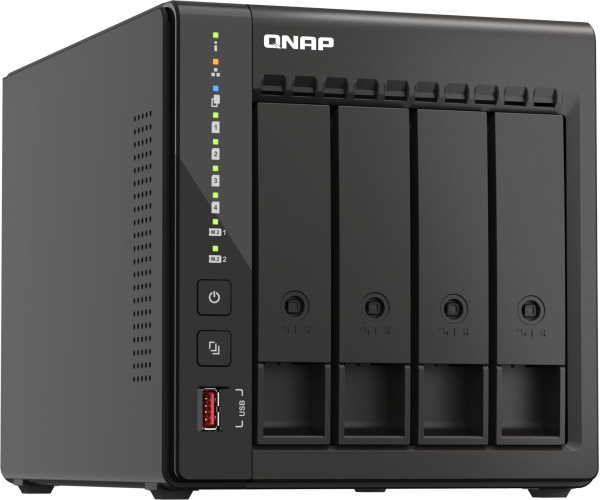 Сетевое хранилище NAS Qnap Original TS-453E-8G 4-bay настольный Celeron J6412
