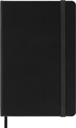 Блокнот Moleskine CLASSIC MM712 Pocket 90x140мм 192стр. клетка твердая обложка черный