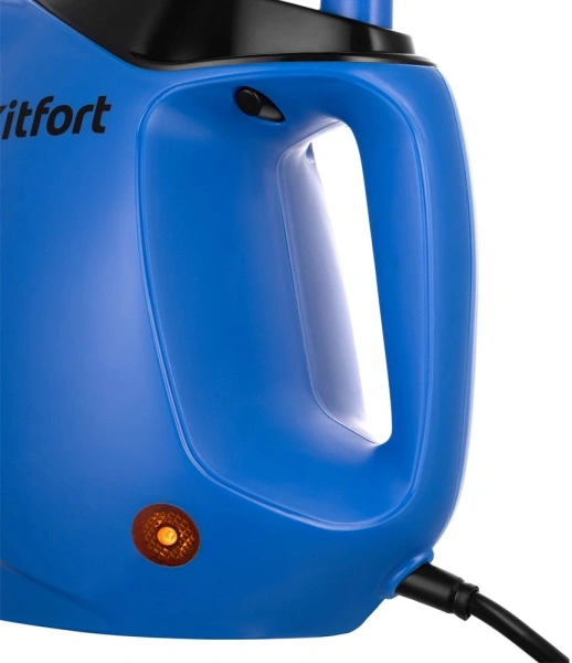 Пароочиститель ручной Kitfort КТ-9140-3 1050Вт черный/синий
