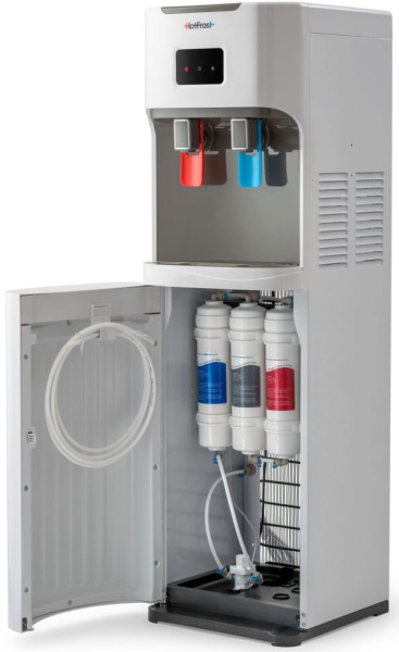 Пурифайер Hotfrost V115 PUF напольный компрессорный белый/серый