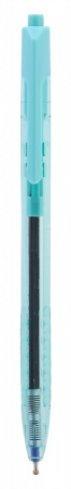 Ручка шариков. автоматическая Deli Arrow EQ03236-1 прозрачный/ассорти d=0.7мм син. черн. (1шт) ассорти