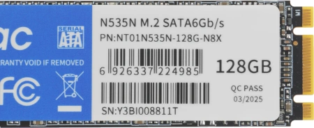 Накопитель SSD Netac SATA III 128Gb NT01N535N-128G-N8X N535N M.2 2280