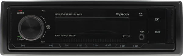 Автомагнитола Prology GT-110 1DIN 4x55Вт v4.2 (PRGT110)