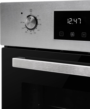 Духовой шкаф Электрический Weissgauff EOY 451 PDX нержавеющая сталь/черный