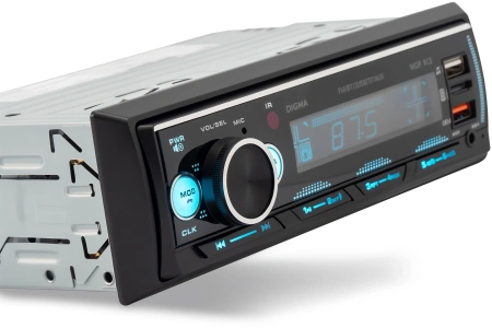 Автомагнитола Digma MCP-413 1DIN 2x45Вт 2