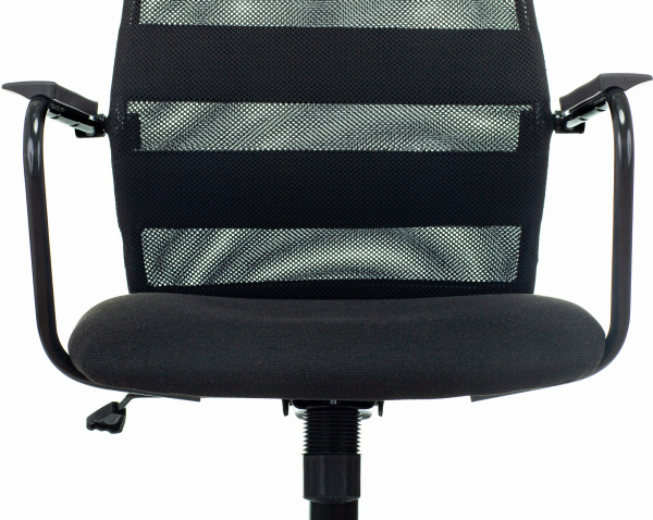Кресло Бюрократ KB-5M черный TW-01 3C11 сетка/ткань с подголов. крестов. металл черный