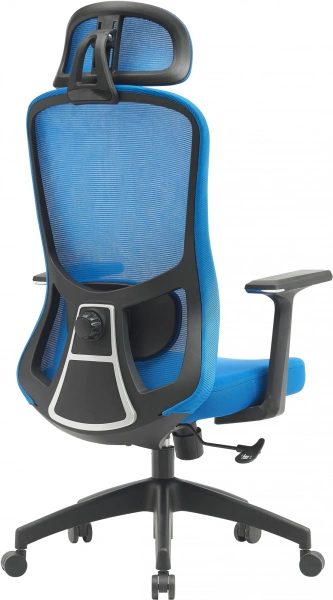 Кресло Cactus CS-MC515-BL темно-синий сиденье темно-синий сетка/ткань с подголов. крестов. пластик пластик черный