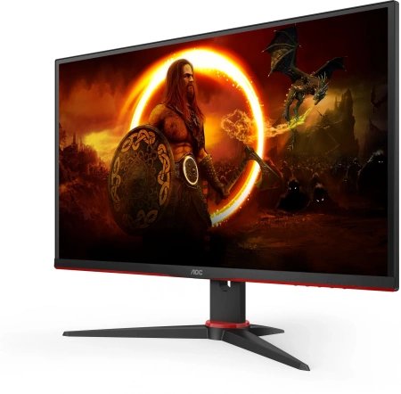 Монитор AOC 27" Gaming 27G2ZNE черный/красный VA LED 16:9 HDMI матовая Piv 250cd 178гр/178гр 1920x1080 240Hz FreeSync Premium Pro DP FHD 5.5кг