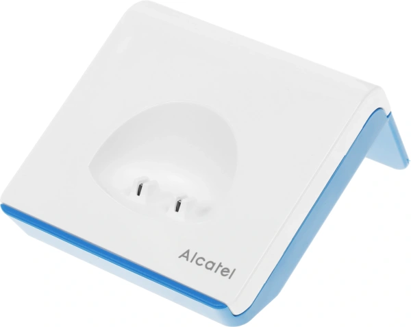 Р/Телефон Dect Alcatel S230 RU белый/синий АОН