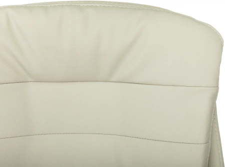 Кресло руководителя Бюрократ T-9950MSG-F слоновая кость эко.кожа крестов. пластик подст.для ног