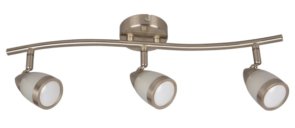 Светильник Hiper Chiara H077-3 потолоч. никелевый/белый