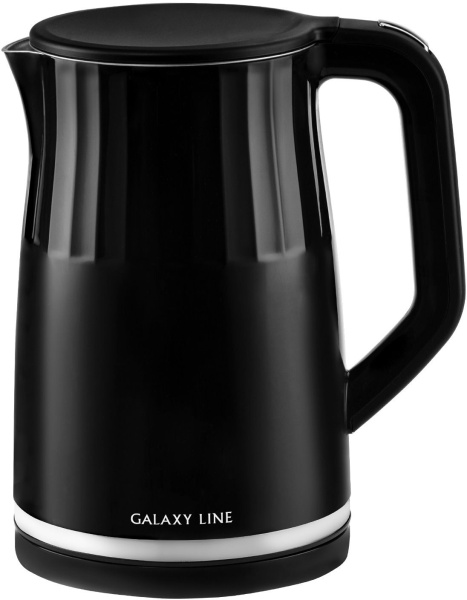 Чайник Galaxy Line GL 0337 1.7л. 2200Вт черный (металл/пластик)