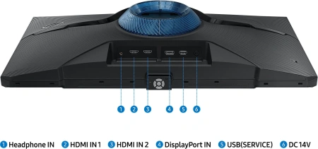 Монитор Samsung 27" Odyssey G4 S27BG400EI черный IPS LED 16:9 HDMI полуматовая HAS Piv 400cd 178гр/178гр 1920x1080 240Hz G-Sync FreeSync Premium DP FHD 5.3кг