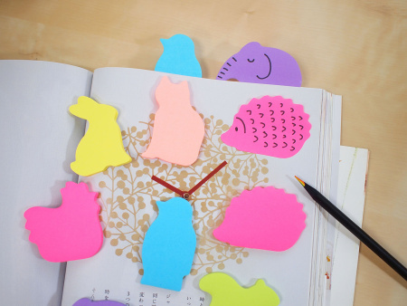 Блок самоклеящийся бумажный Stick`n 21780 50лист. фиолетовый 1цв.в упак. "слон"