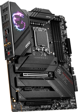 Материнская плата MSI MPG Z790 CARBON WIFI Soc-1700 Intel Z790 4xDDR5 ATX AC`97 8ch(7.1) 2.5Gg RAID+HDMI