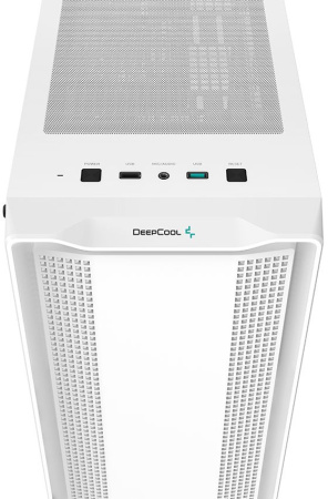 Корпус Deepcool CC560 V2 белый без БП ATX 8x120mm 5x140mm 1xUSB2.0 audio bott PSU