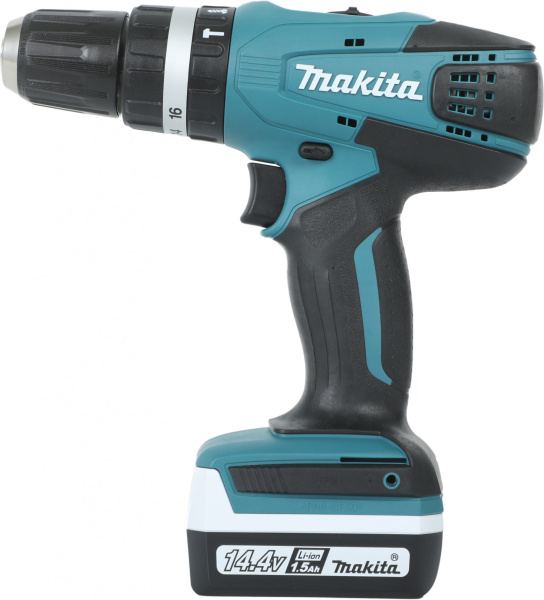 Дрель-шуруповерт Makita HP347DWE аккум. патрон:быстрозажимной (кейс в комплекте)