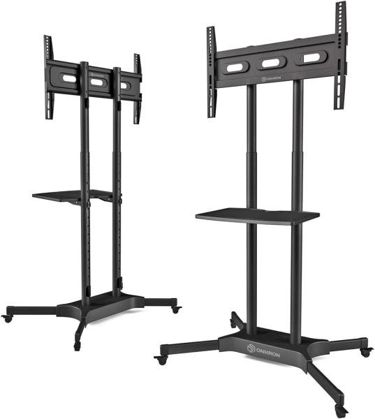 Подставка для телевизора Onkron TS1351 черный 32"-65" макс.50кг напольный мобильный