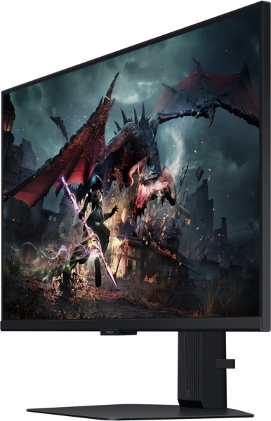 Монитор Samsung 27" Odyssey G5 S27DG500EIXCI черный IPS LED 16:9 HDMI полуматовая HAS Piv 1000:1 350cd 178гр/178гр 2560x1440 180Hz FreeSync DP QHD 6.4кг