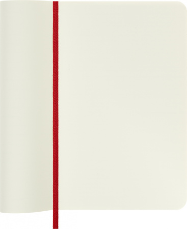 Блокнот Moleskine CLASSIC SOFT QP613F2 Pocket 90x140мм 192стр. нелинованный мягкая обложка красный