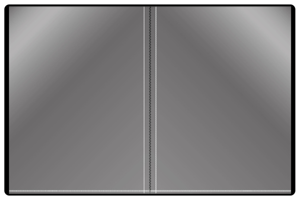 Папка с 20 прозр.вклад. Silwerhof Perlen 292921-75 A4 0.8мм карман зеленый металлик