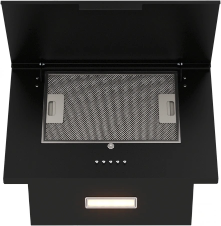 Вытяжка каминная Elikor Титан 50П-430-К3Д черный управление: кнопочное (1 мотор)