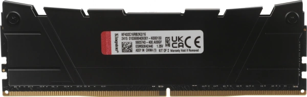 Память DDR4 2x8GB 3200MHz Kingston KF432C16RB2K2/16 Fury Renegade Black RTL Gaming PC4-25600 CL16 DI