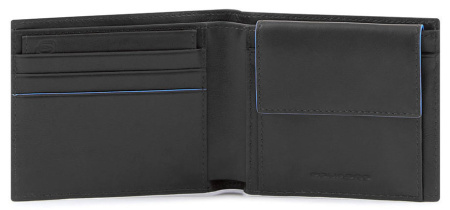 Кошелек мужской Piquadro Blue Square Revamp PU4188B2VR/N черный натур.кожа