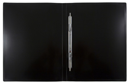 Папка метал.пруж.скоросш. Бюрократ DeLuxe DL07PMILK A4 пластик 0.7мм кор.27мм молочный