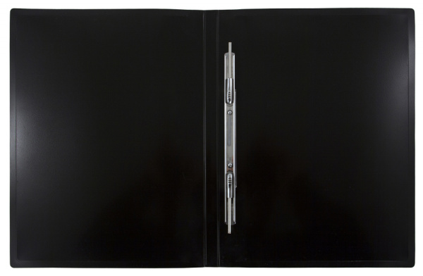 Папка метал.пруж.скоросш. Бюрократ DeLuxe DL07PMILK A4 пластик 0.7мм кор.27мм молочный