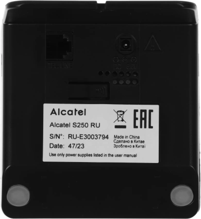 Р/Телефон Dect Alcatel S250 RU черный АОН