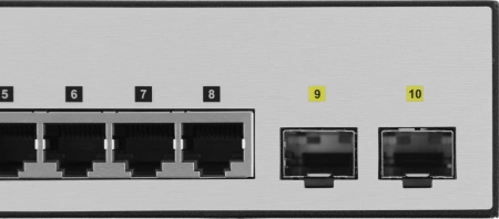 Коммутатор D-Link DGS-1210-10MP/FL 8G 2SFP 8PoE+ 130W управляемый