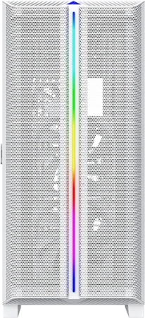 Корпус Montech Sky One Lite белый без БП ATX 5x120mm 5x140mm 2xUSB3.0 audio bott PSU