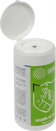 Салфетки влажные Cactus CS-ASHCL100 для рук антибактериальные (100лист.) спиртовые