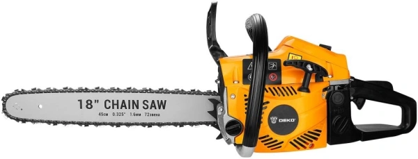 Бензопила Deko DKCHS 52-18 PLUS 3.8л.с. дл.шины:18" (45cm) (085-2003)
