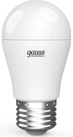 Лампа светодиодная Gauss Basic 13Вт цок.:E27 шар св.свеч.бел.нейт. (10502232)