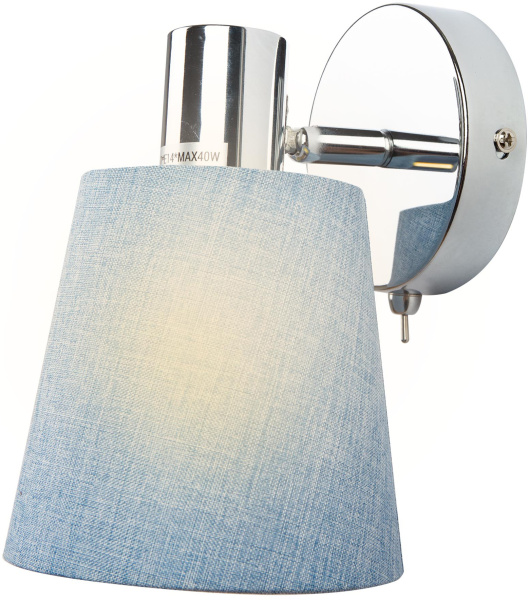 Светильник Hiper Sandra H113-1 настен. голубой/хром