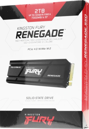 Накопитель SSD Kingston PCIe 4.0 x4 2000GB SFYRDK/2000G Fury Renegade M.2 2280