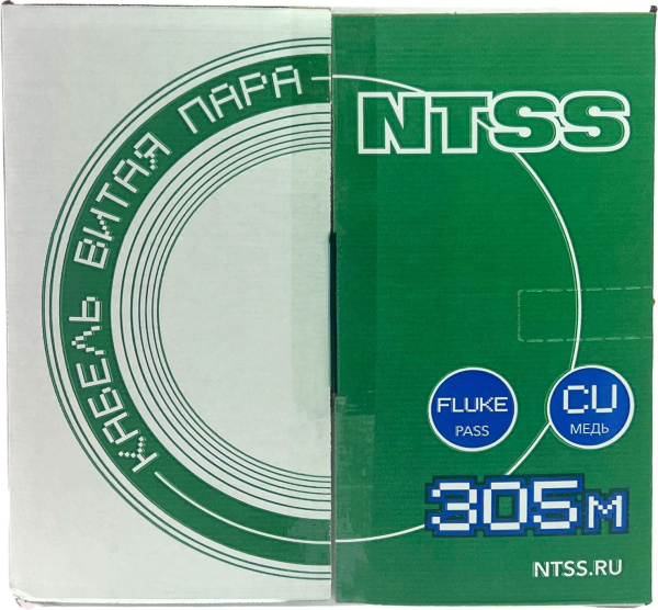 Кабель информ. NTSS (NTSS-IN-UTP4-5Е-LSZH-OR) кат.5E U/UTP 4X2X24AWG LSZH внутр. 305м оранж.