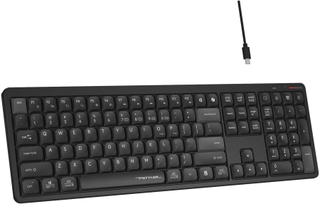 Клавиатура A4Tech Fstyler FBX55C черный USB беспроводная BT/Radio slim Multimedia (FBX55C)