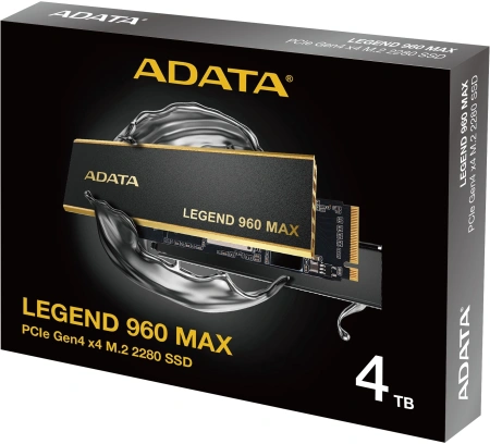 Накопитель SSD A-Data PCIe 4.0 x4 4TB ALEG-960M-4TCS Legend 960 Max M.2 2280