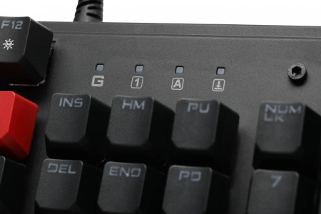 Клавиатура A4Tech Bloody S510R механическая черный USB for gamer LED (S510R USB FIRE BLACK/BLMS RED)