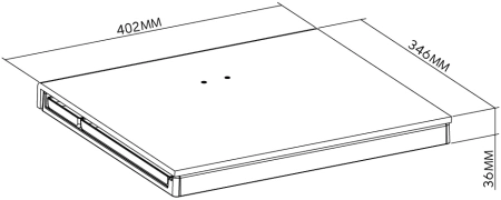 Подставка для ноутбука Cactus CS-NB-BAMB 402x346x36мм бамбук