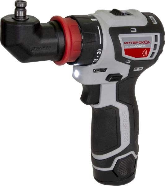 Дрель-шуруповерт Интерскол ДА-10/12В 36 аккум. патрон:быстрозажимной (кейс в комплекте) (687.2.2.79)