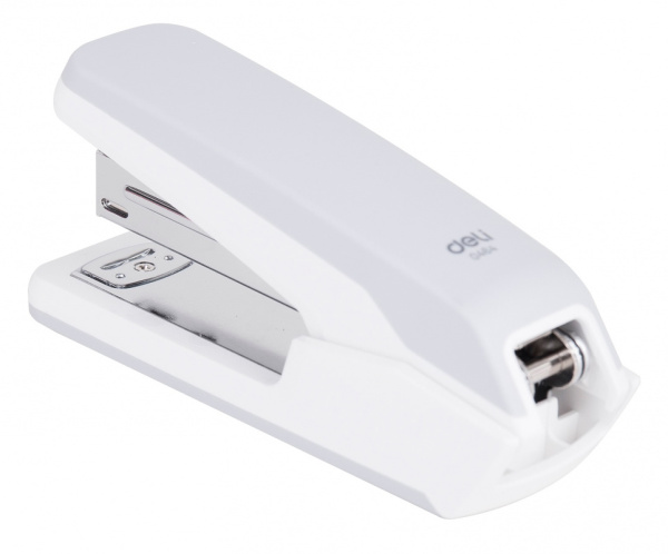 Степлер настольный Deli E0464WHITE Exceed 24/6 26/6 (25листов) белый 100скоб металл/пластик закрытый коробка