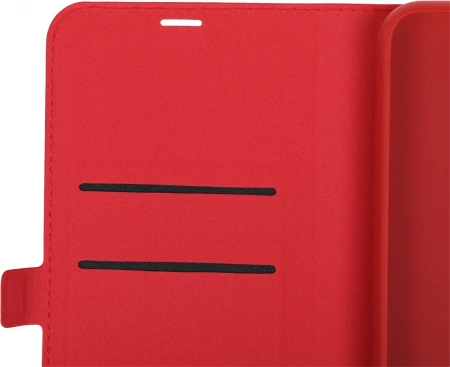 Чехол (флип-кейс) BoraSCO для Samsung Galaxy A03 Core красный (40948)