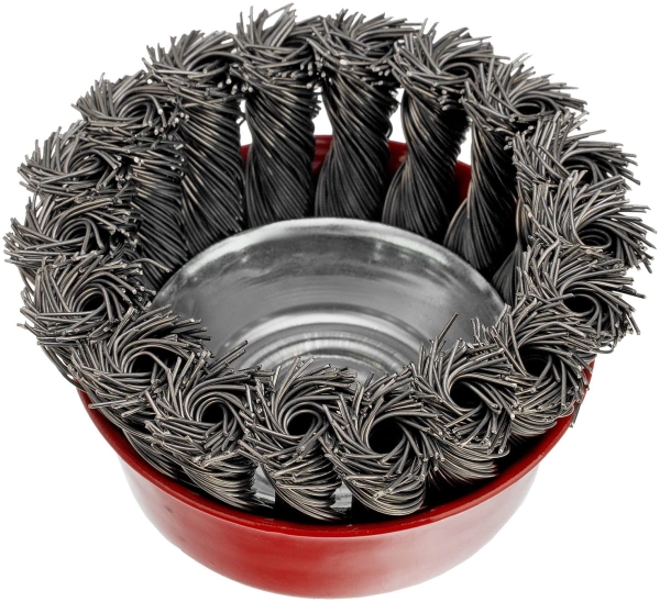 Щетка дисковая по мет. Matrix 74624 d=75мм d(посад.)=14мм (угловые шлифмашины) (упак.:1шт)