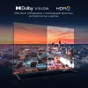 Телевизор LED Hyundai 75" H-LED75BU7009 Smart Android TV Frameless черный/4K Ultra HD/60Hz/DVB-T/DVB